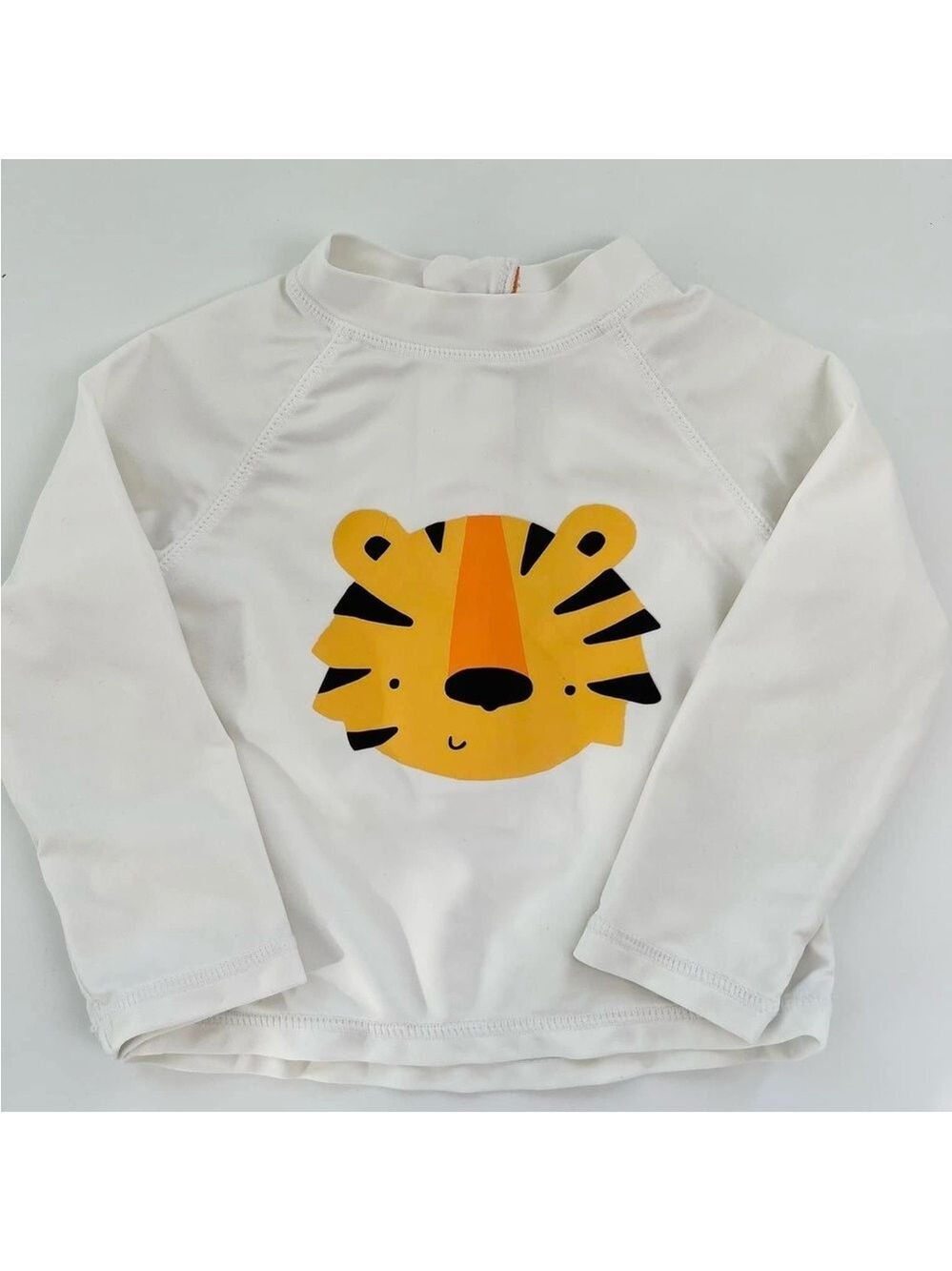 Joe Fresh White Tiger Kids Swim Rashguard